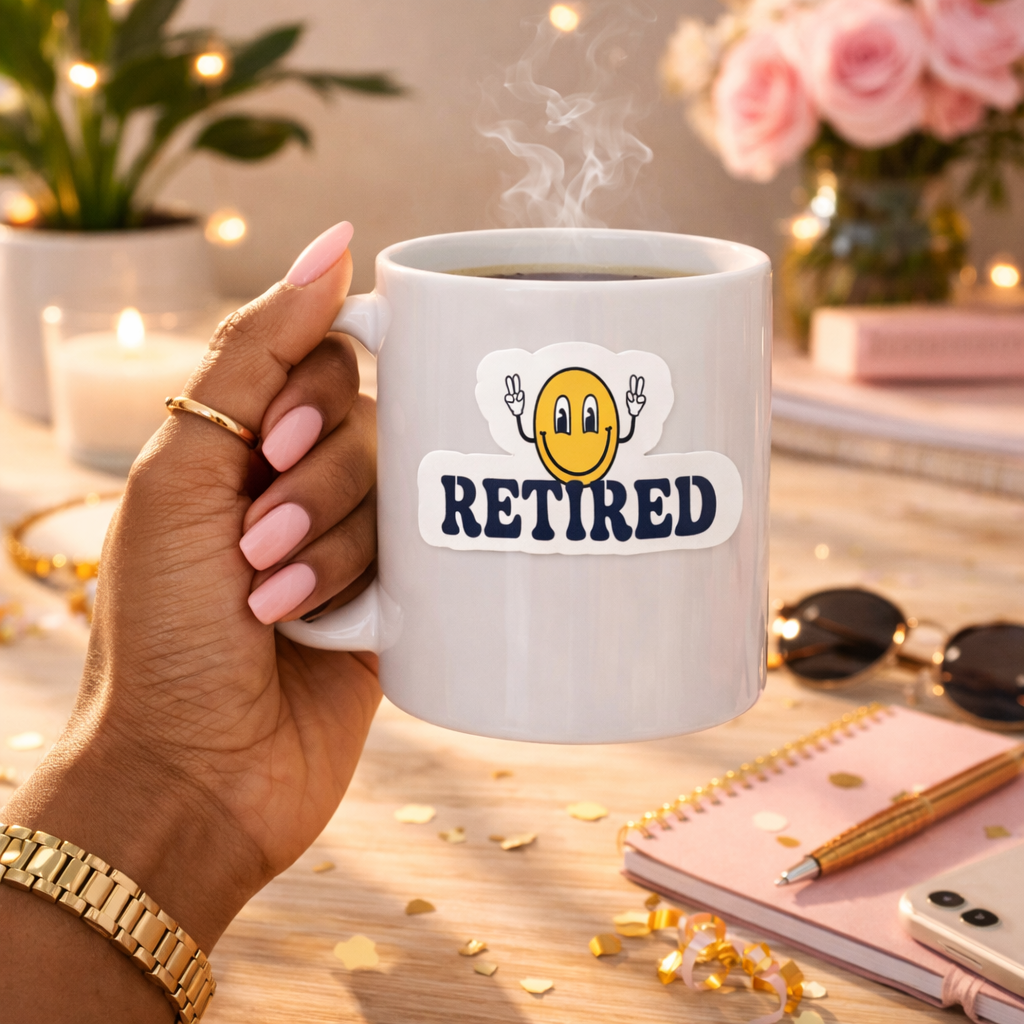 Happy Retirement Sticker