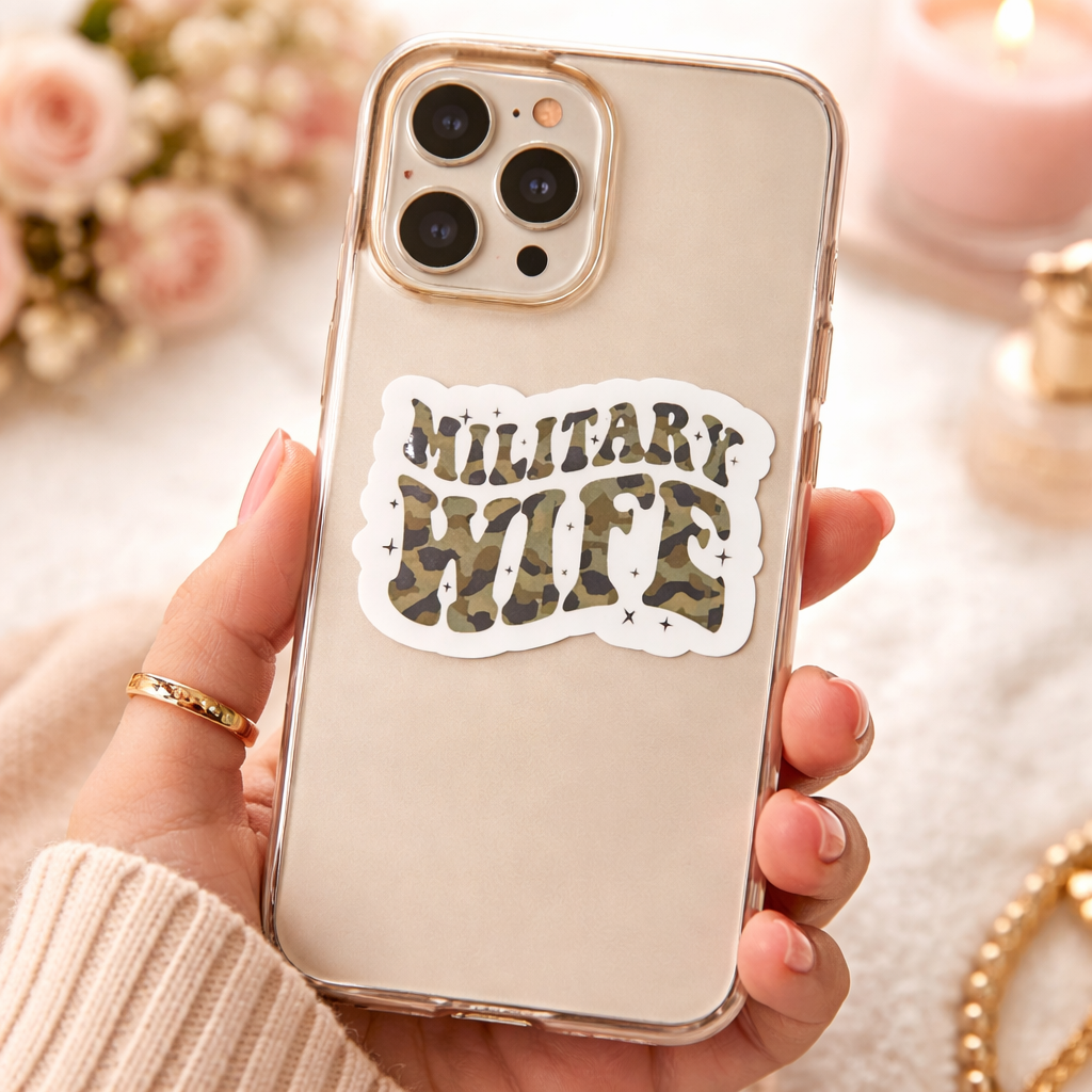 Military Wife Sticker