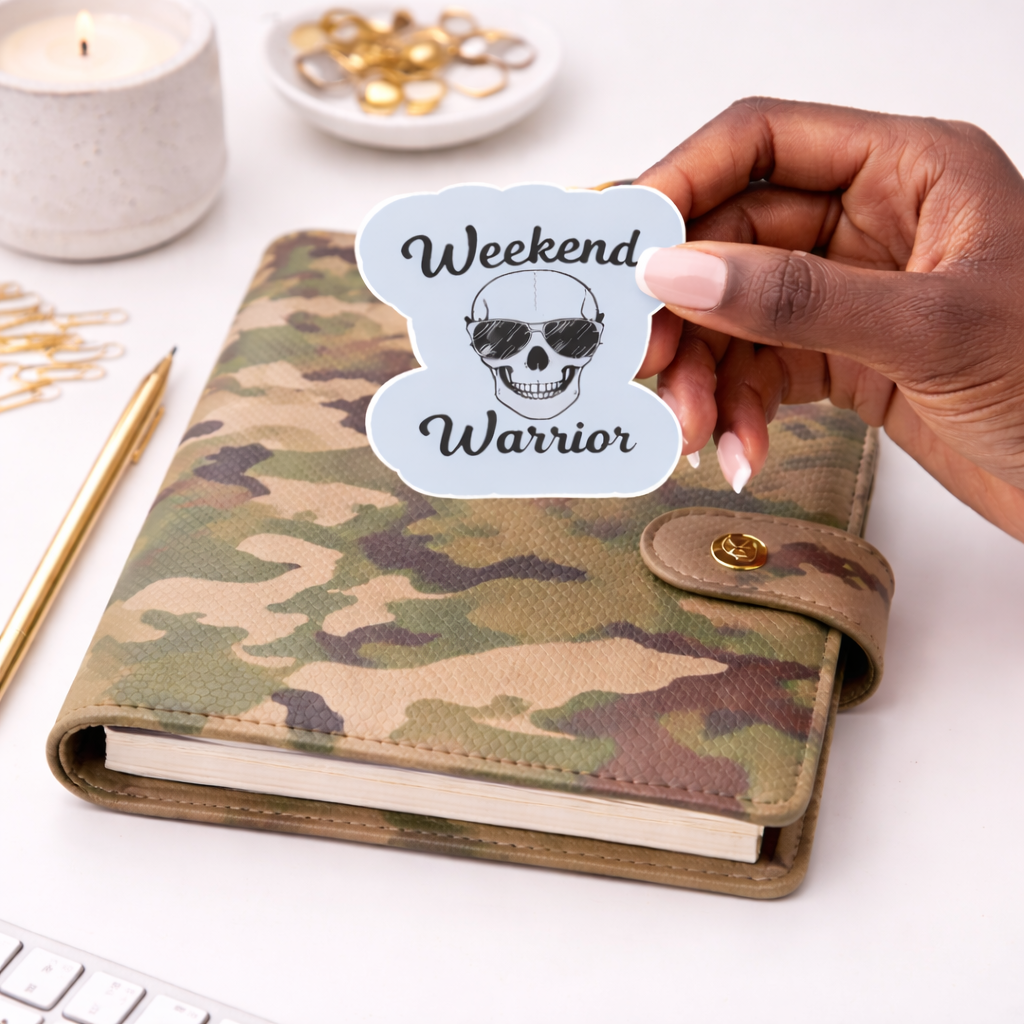 Weekend Warrior Sticker