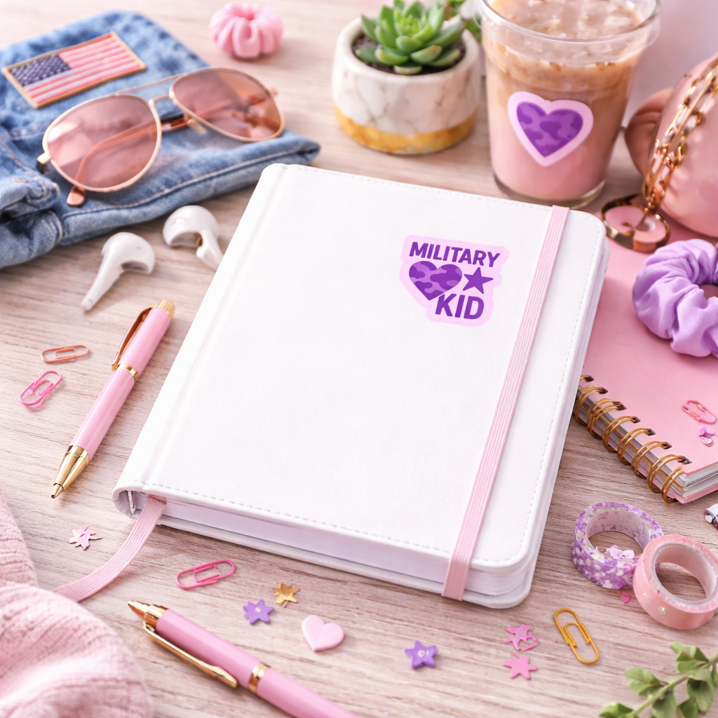 Military Kid Sticker 💜