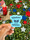 Weekend Warrior Sticker