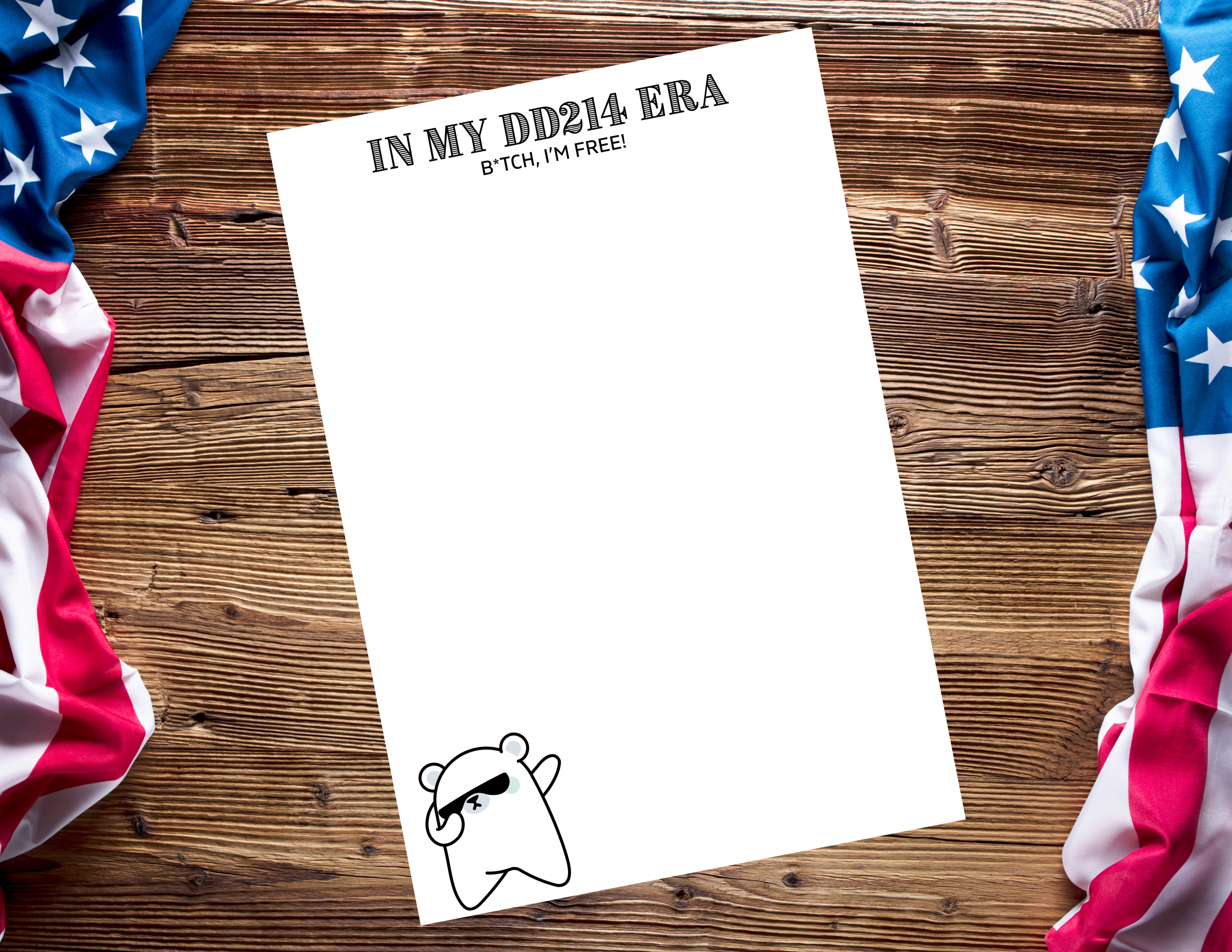 In My DD214 Era Notepad