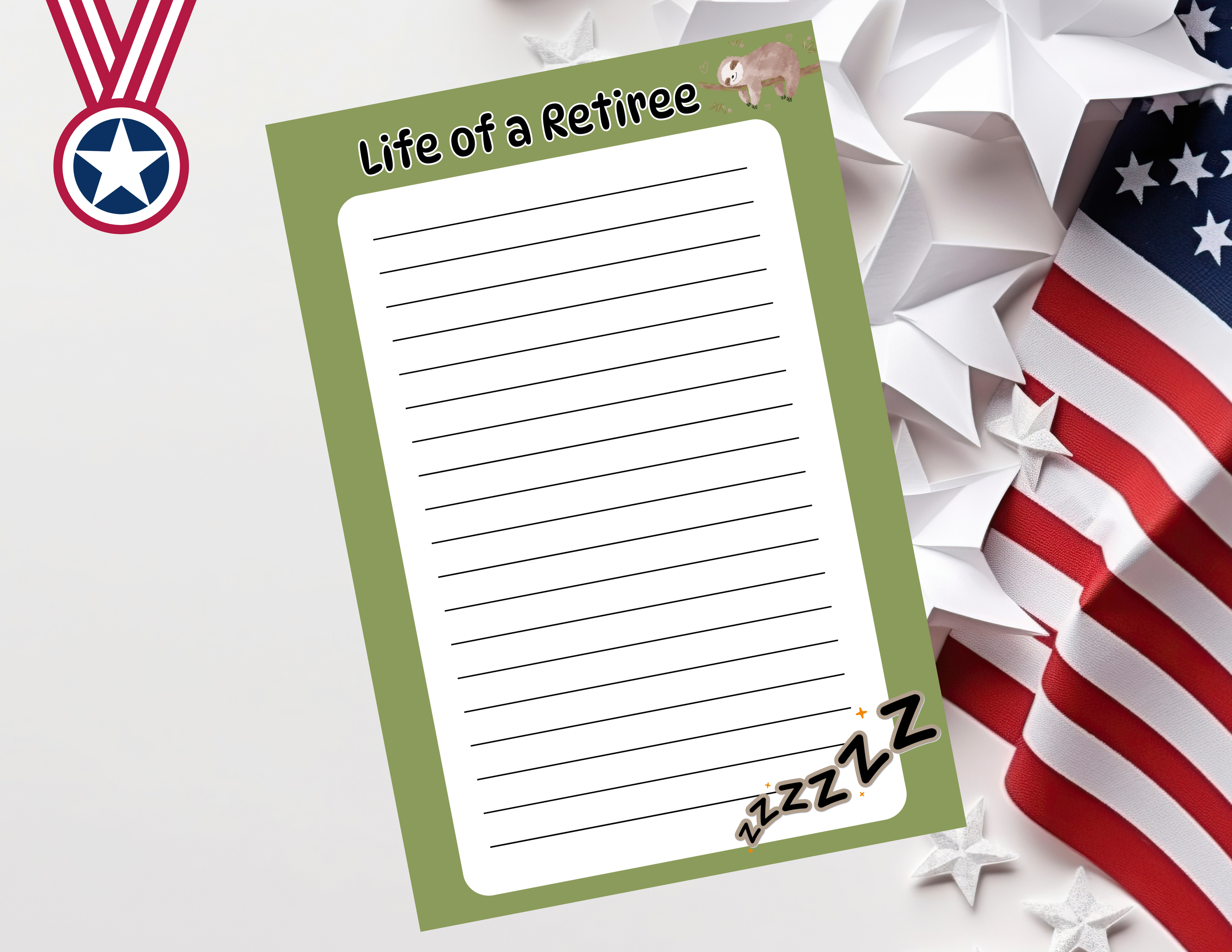 Life of a Retiree Notepad