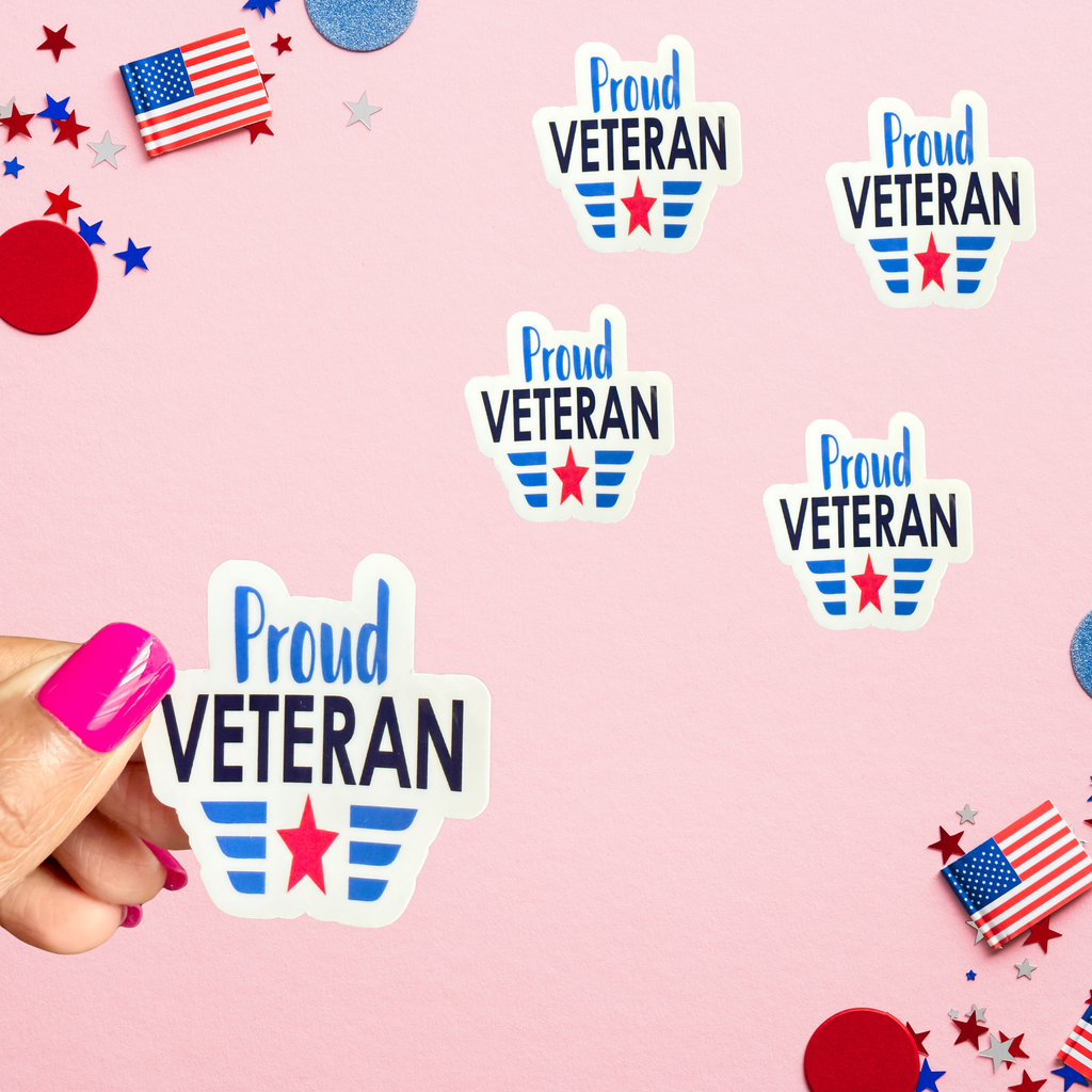 Proud Veteran Sticker