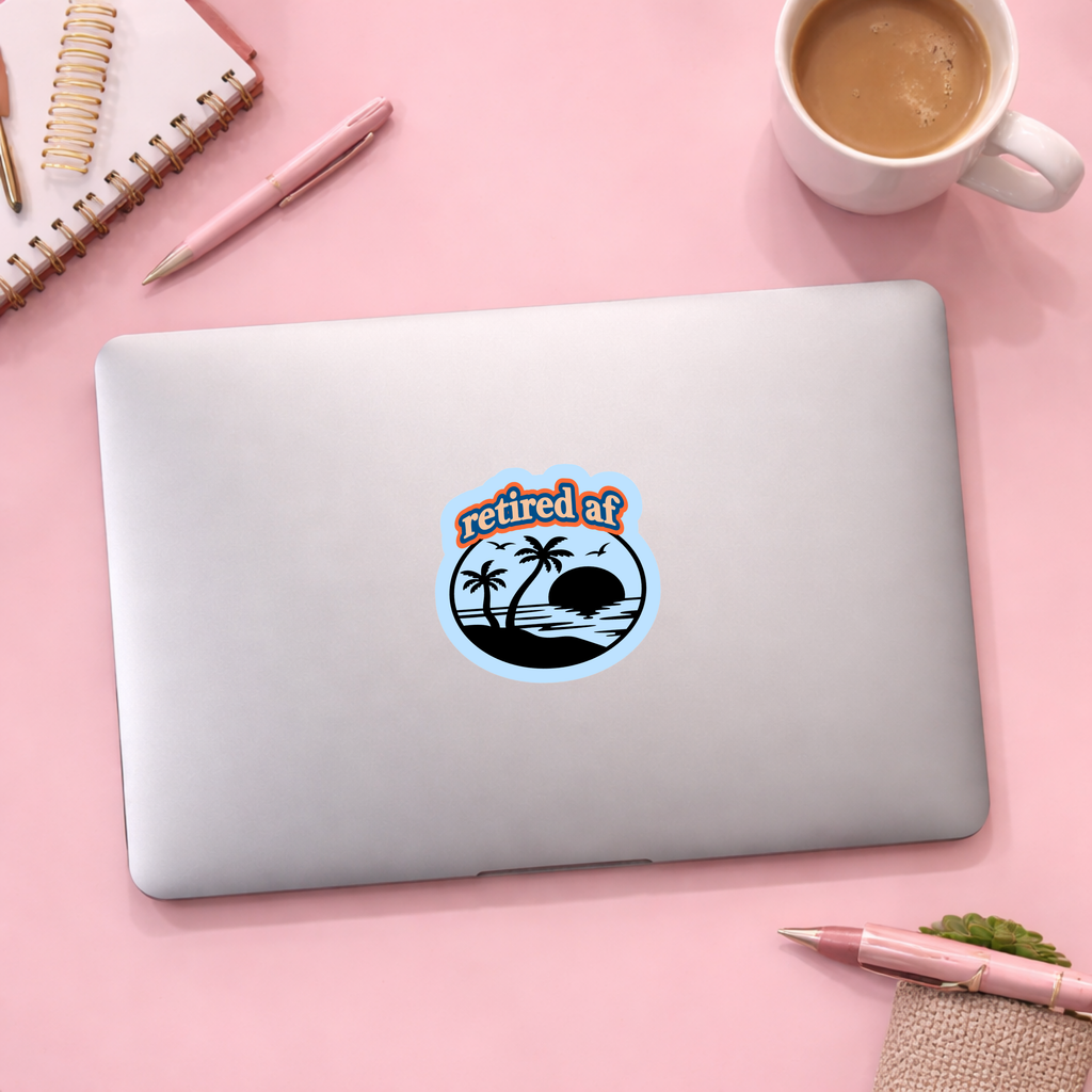Retired AF Sticker