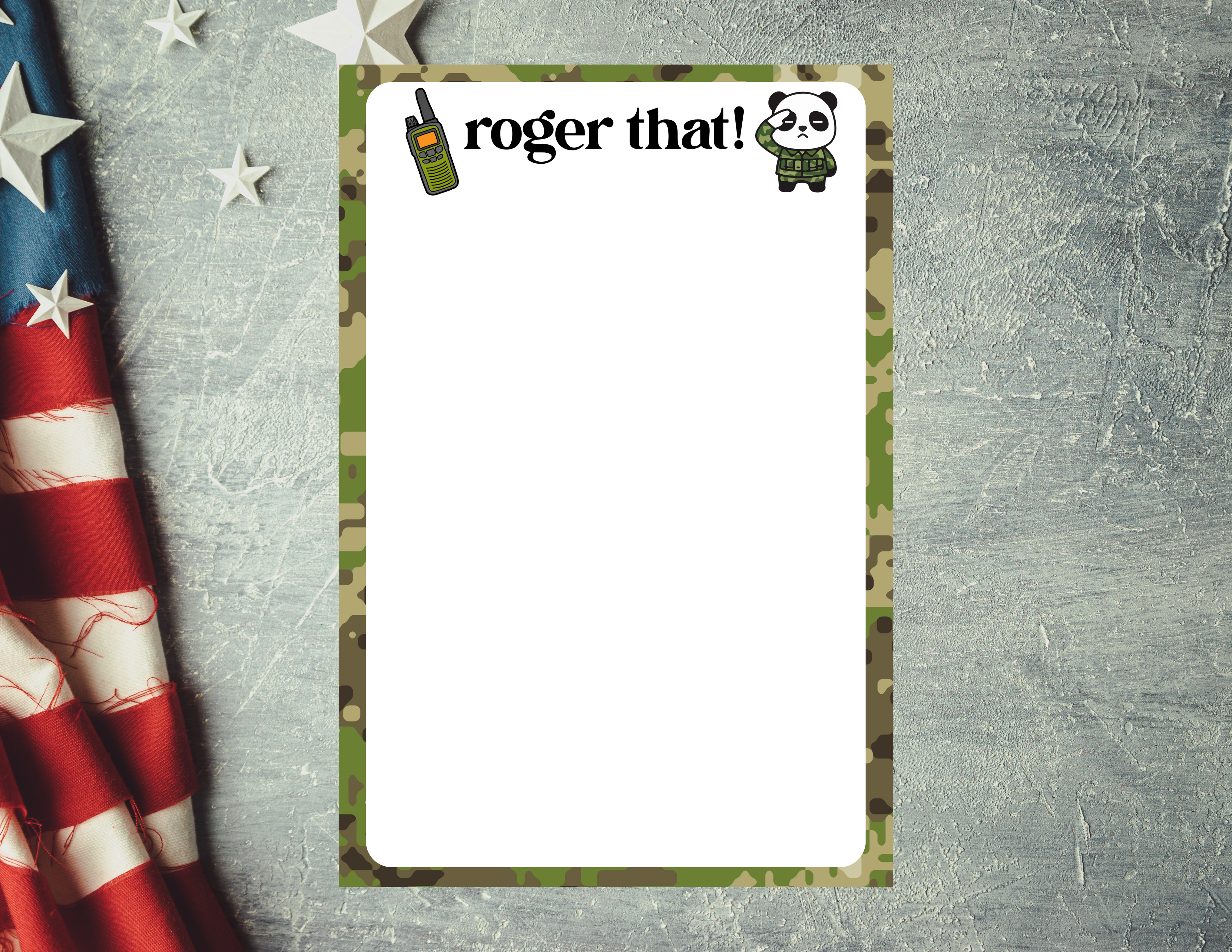 Roger That! Notepad